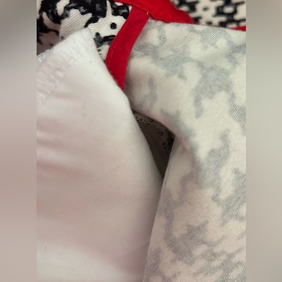 White House Black House Black, White, and Red Plaid Moto Jacket, Size 6 - Picture 11 of 14